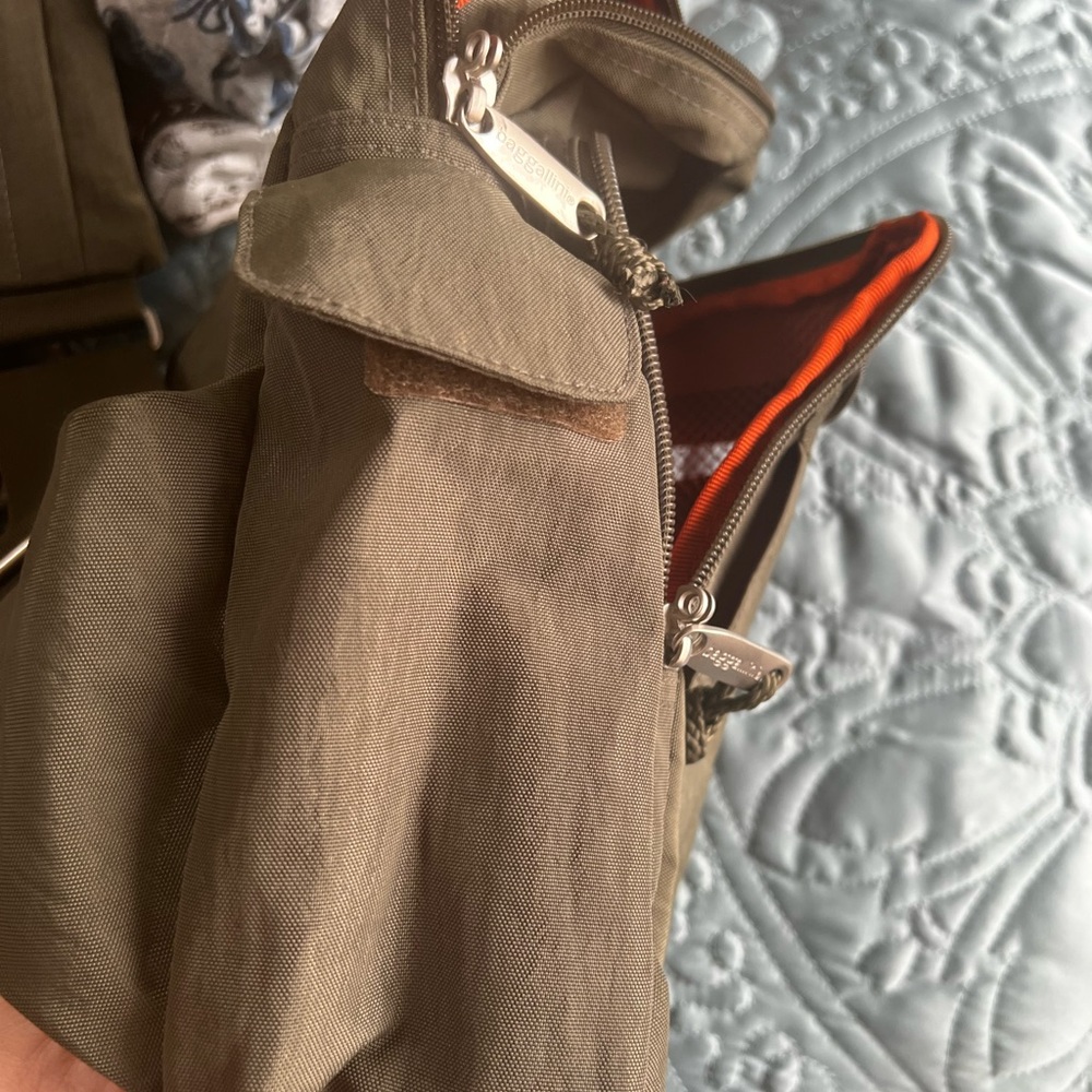Olive Green Sling Backpack/Crossbody Bag - Picture 9 of 16